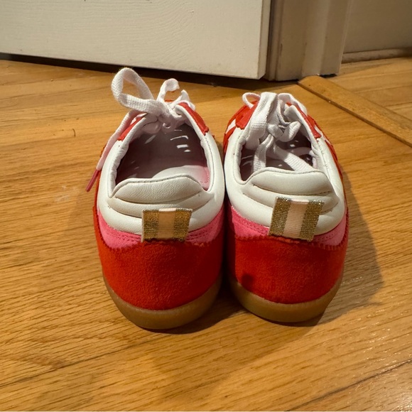 Boden Red and Pink Women's Sneakers - Picture 4 of 7